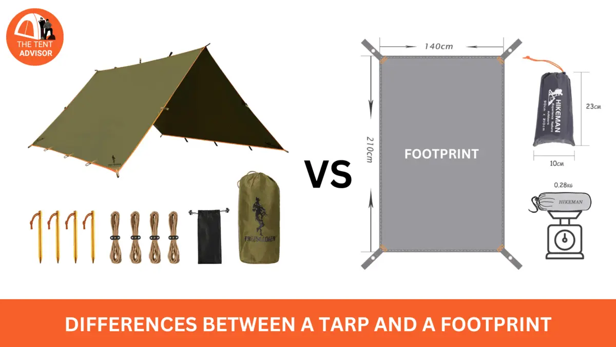 Differences Between a Tarp and a Footprint