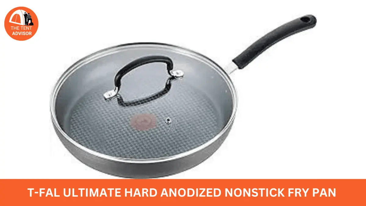T-fal Ultimate Hard Anodized Nonstick Fry Pan With Lid 10 Inch