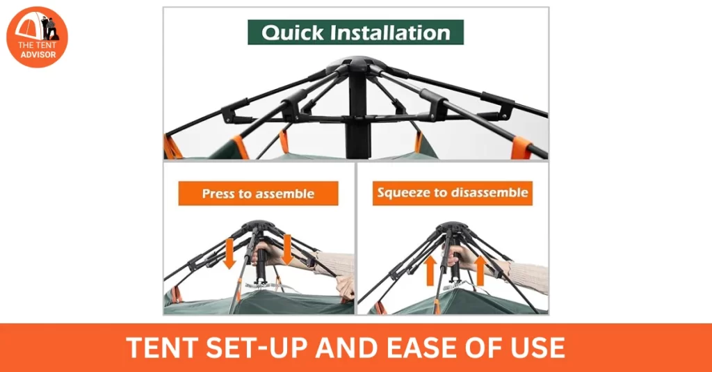 9. Tent Set-Up and Ease of Use